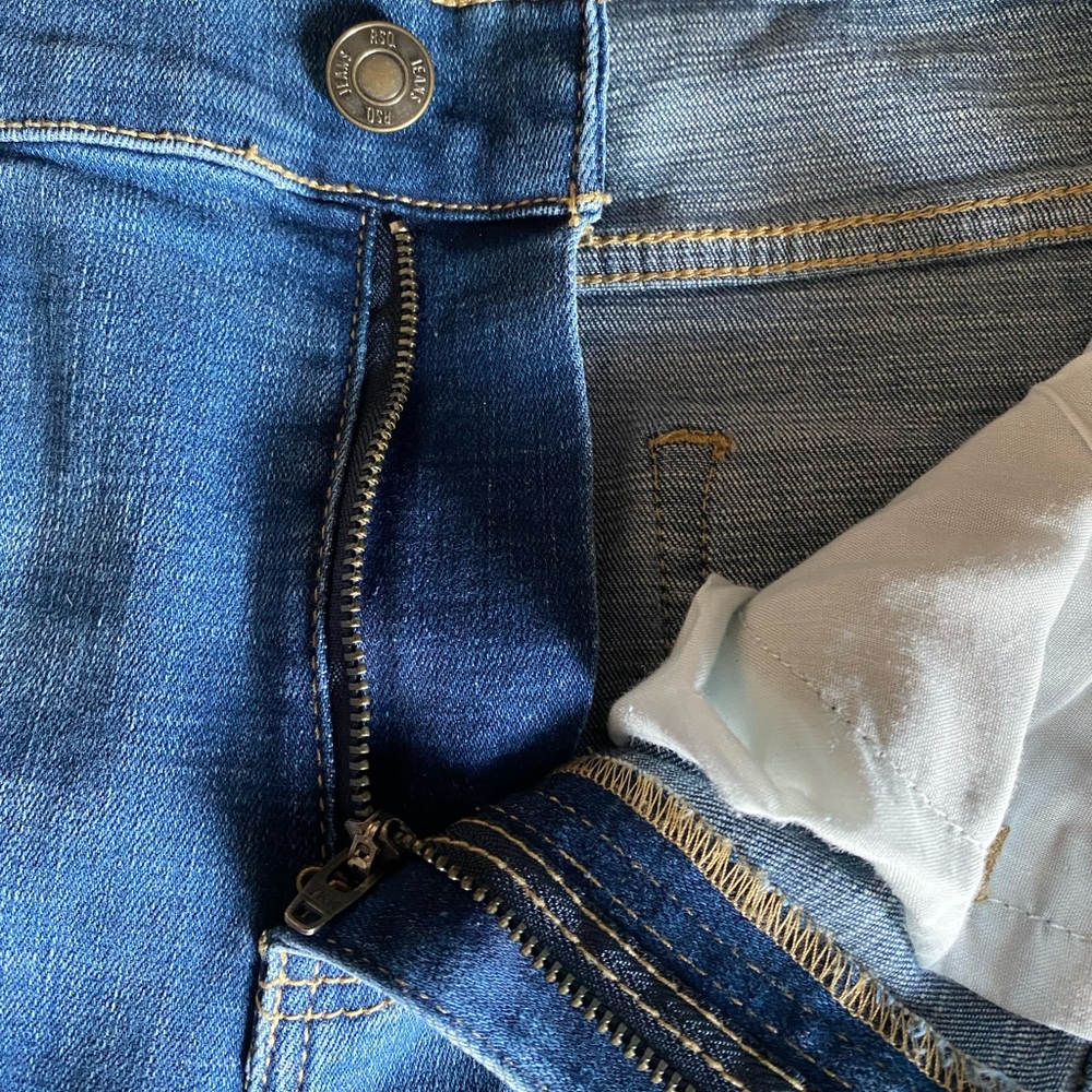 RSQ Mens Jeans 32x32 Seattle Skinny Tapered Blue Denim - Picture 5 of 8